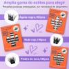 Racimos Extensiones De Pestañas Autoadhesivas Naturales Diy