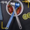 TiTo Titanium Long Handle Spork and Spoon Eco-Friendly Ultralight Portabale
