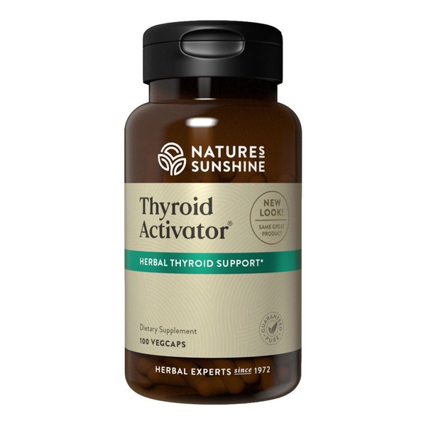 Nature's Sunshine Thyroid Activator - 100 vegecaps