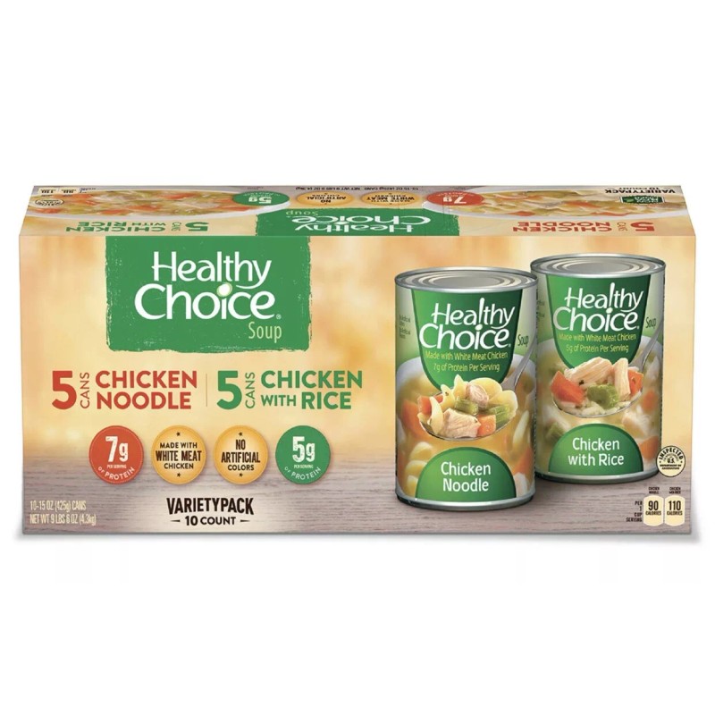 Healthy Choice **2 Box ***Healthy Choice Soup Variety Pack (15
