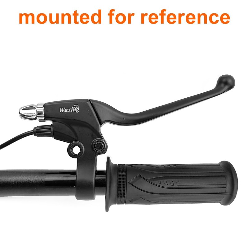L-faster Wuxing 115PDD Brake Lever Grip with Rearview Mirrors Jack