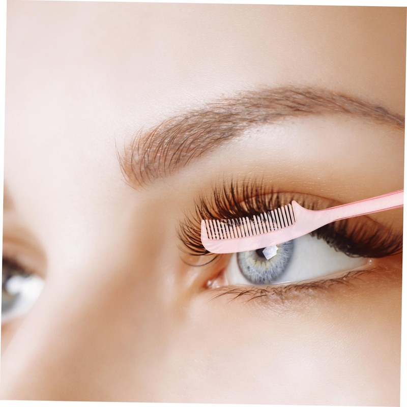 FOMIYES 300pcs Mini Eyelash Extensions Brush Comb Versatile Eyebrow Eyelash