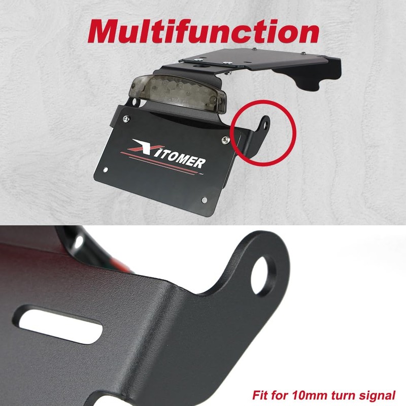 Xitomer Fender Eliminator Compatible with Water-Cooled Bonneville T100 2016-2022 Water