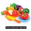 Baby Felt Board Play Food Toy Set for Pretend Kitchen