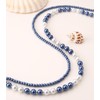 Pearl Beaded Necklaces for Women Double Strand Faux Pearls Bead