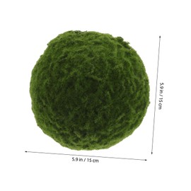 VILLFUL Faux Moss Ball for Home Decor Artificial Plant Foam Grass Ball for Creative DIY Holiday Displays Party Decoration Vibrant Green Touch for Weddings and Retail Settings