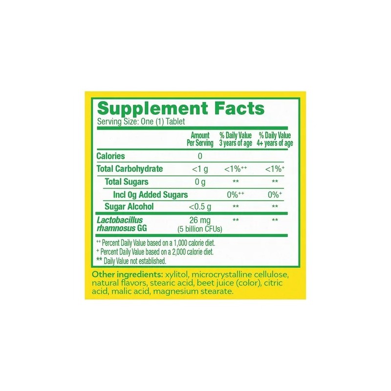 Culturelle Kids Probioticos Para Niños Con 60 Tabs Hecho Usa