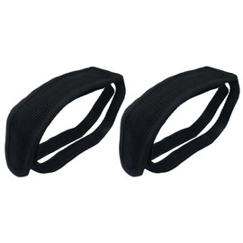 Zorfeter 1 Pair Adjustable Bike Pedal Straps, Anti-Slip Toe Clips Straps Tape Bicycle Feet Straps, Adhesive Pedal Straps for Cycling