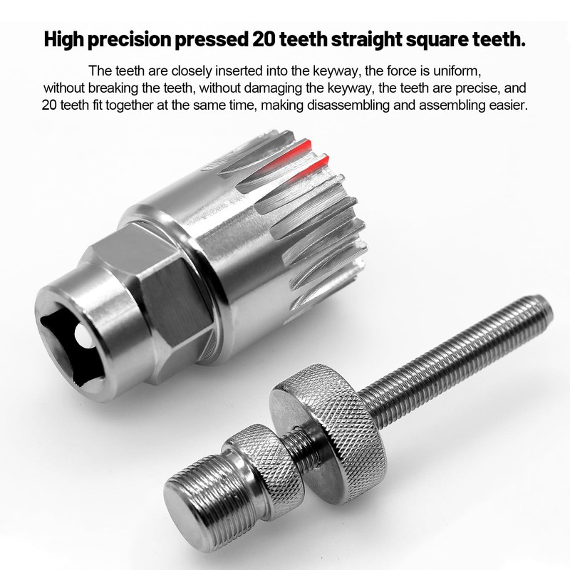 Piuluvor® Bicycle Bottom Bracket Remover Bicycle Bottom Bracket Tool 20