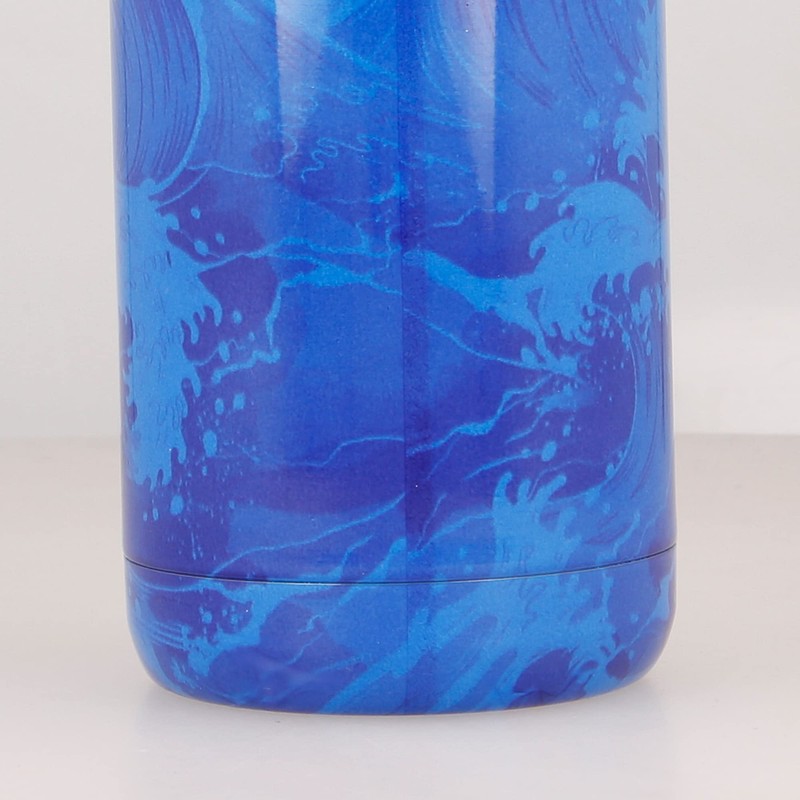 Quokka Solid with Holder Waves Stainless Steel Thermal Bottle with