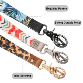 MNGARISTA Hand Wrist Lanyard Key Chain, Cool Keychain Wristlet, Wristlet Strap with Car Keychain, Phyllis