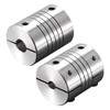 sourcing map Motor Shaft 5 mm to 8 mm Spiral