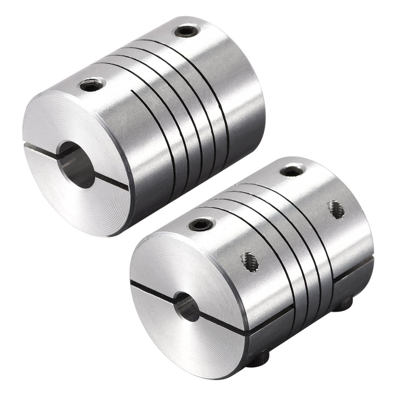 sourcing map Motor Shaft 5 mm to 8 mm Spiral