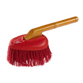 EUROtops Profi Car Duster - Small Hand Brush, Ideal for Dust/Pollen, Car Cleaning/Paint Care without Water, Waxed Fringes, Cotton Fibres, Known from USA