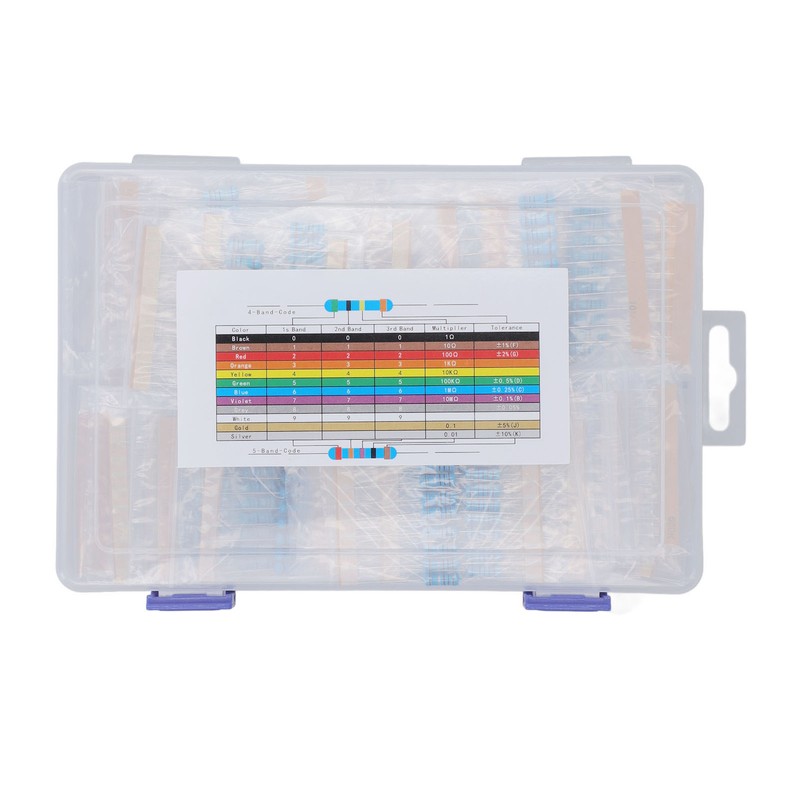 860Pcs 86 Values Resistor Kit 1 Ohm ‑ 1M Ohm