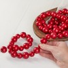 Red Metallic Ball String Garlands Set of 2 by Factory