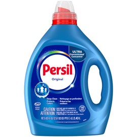 Persil Original Everyday Clean, Liquid Laundry Detergent, High Efficiency (HE), Deep Stain Removal, 2X Concentrated, 82.5 fl oz, 110 Loads