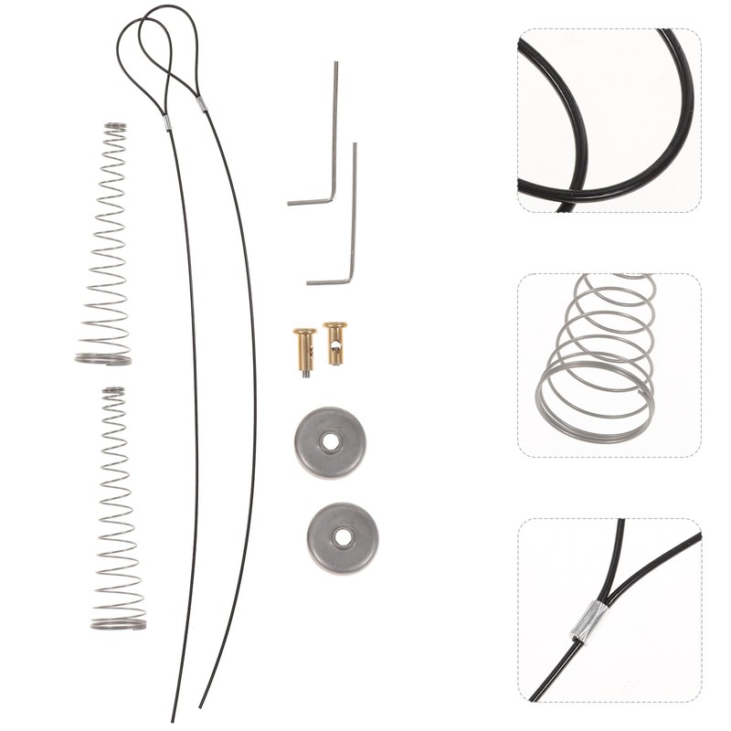 OATIPHO Gate Latch Cable Pull, 2 Sets Gate Latches Outdoor