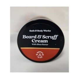 Beard and Scruff Cream, with Shea Butter, 4 oz./113g essential for men, by Bath and Body