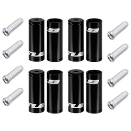Forest Byke Company Jagwire Ferrule Housing Kit - 4mm 5mm and Cable Ends Included - Bicycle Brake and Shifter Ferrule Kit (9 Color Options) (TH-FVFQ-5RA5)