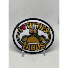 Unbranded New Trendy Humorous Funny Vintage Style Patch Cap Hat - I  3 and Tacos