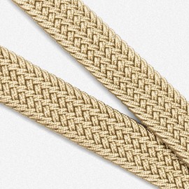 EsengNoyi Woven Stretch Ladies Belts for Jeans, Braided Elastic Belt with Gold Buckle, Beige, S - 39" long for waist 29"-35"