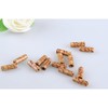 100 x Assorted Wooden Beads for Beads for Jewellery Making