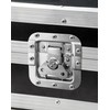 QWORK Road Case with Recessed Latch, Heavy Duty Recessed Butterfly