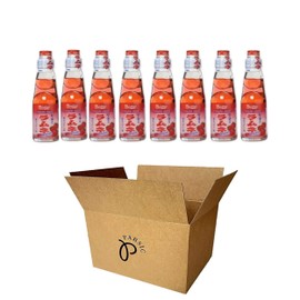 RAMUNE Japanese Soft Drink multi-pack, 8 Bottles, 6.76 Fluid Ounce (Strawberry)