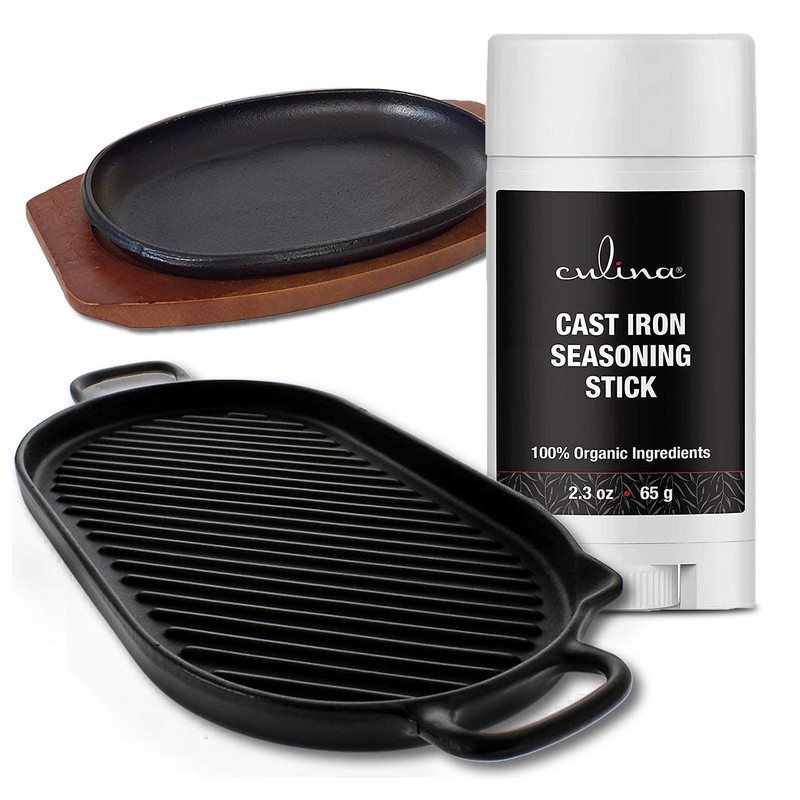 Culina Cast Iron Seasoning Stick | 100% Organic Ingredients |