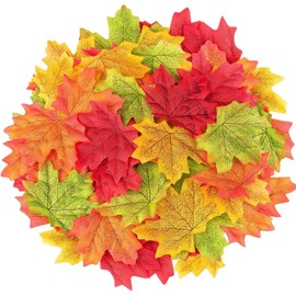Best Artificial Autumn Loose Maple Leaves (Mixed, Pack of 100)