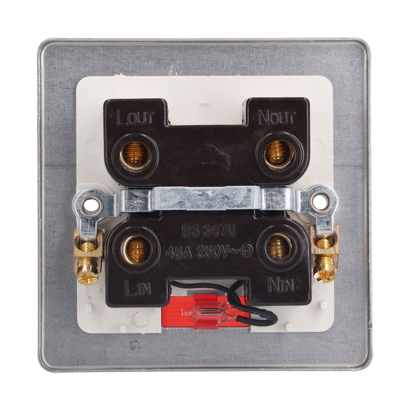 Wall Plate Switch Double Inlet Outlet 45A Air Conditioning Panel