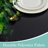 XWZO Table Cloth Rectangular Solid Table Cover Water Resistant Table