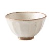 Koyo Pottery 40321 Rice Bowl, Japanese Tableware, Chamfered Rice Bowl,