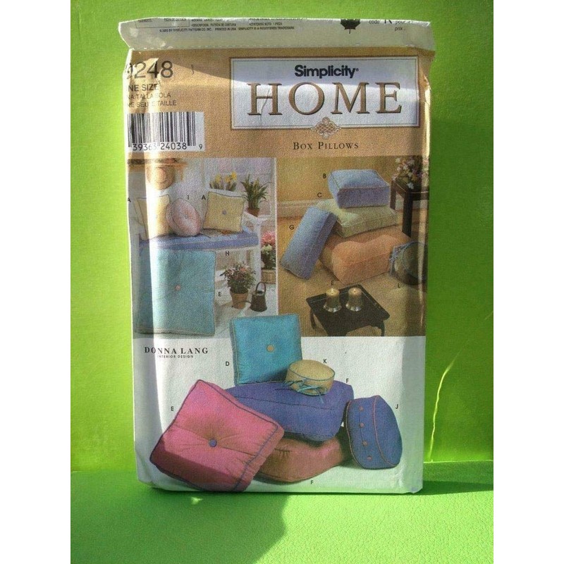Simplicity Home Sewing Pattern 9248