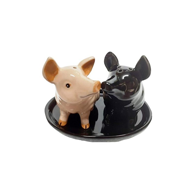 Pigs Salt and Pepper Shaker Set Ceramic Animals Pigs Gift