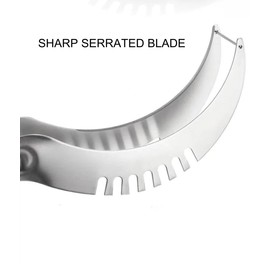 Stainless Steel Watermelon Cutter, Sharp Blade Knife Kitchen Tool Fruit Vegetable Slicer(Random Color)