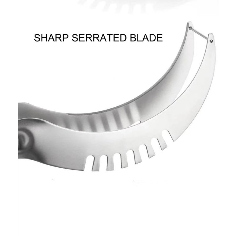 Stainless Steel Watermelon Cutter, Sharp Blade Knife Kitchen Tool Fruit