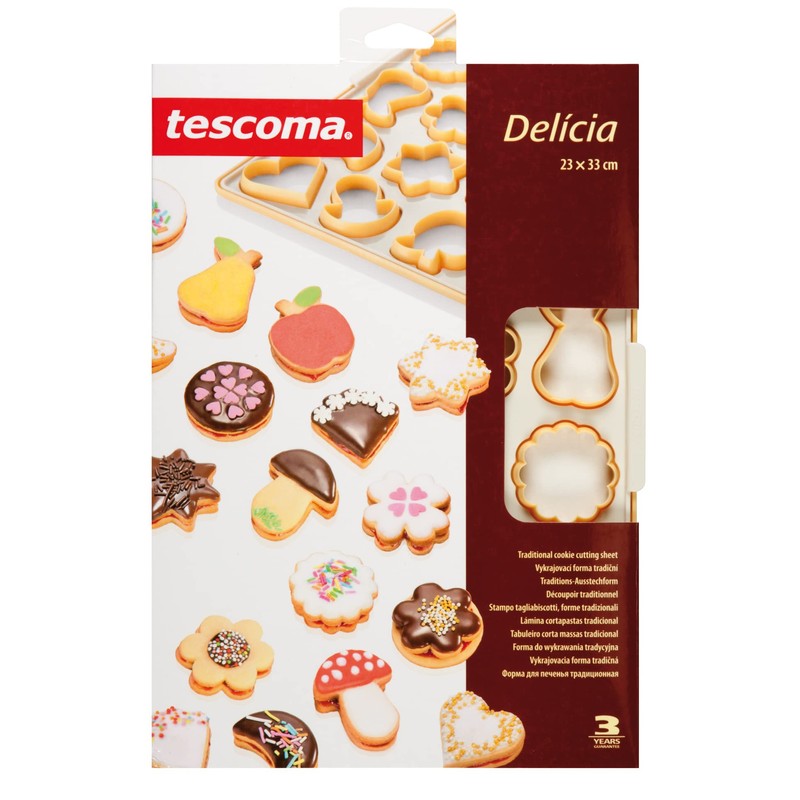 Tescoma Cookie Cutter, White/Yellow, 33 x 1.6 x 23 cm