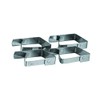 Avanti Table Cloth Clips 4-Pieces Set, Silver