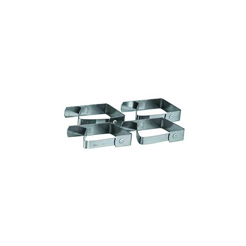 Avanti Table Cloth Clips 4-Pieces Set, Silver