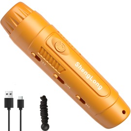 Shenglong Rechargeable Electronic Whistle for Coaches, portAdjustable 3 Different Loud Whistles, Adult Whistle with Lanyard, Emergency Soccer Whistles for Teachers00 (Yellow)