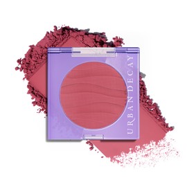 URBAN DECAY Urban Decay Face Bond Long-Lasting Blush Suede (Backtalk - Mauve Nude Pink), Buildable Matte Finish, Blurring Effect, Waterproof, Sweat-Resistant, All Day Wear, Noncomedogenic - 0.21 oz