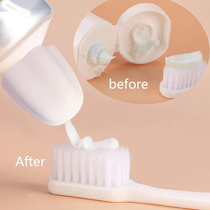 WANGCL Toothpaste Caps 6 Pcs Self Locking Toothpaste Dispenser for
