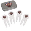 Azeeda 'Union Jack Heart With Lion' Golf Divot Tool/Repair Fork