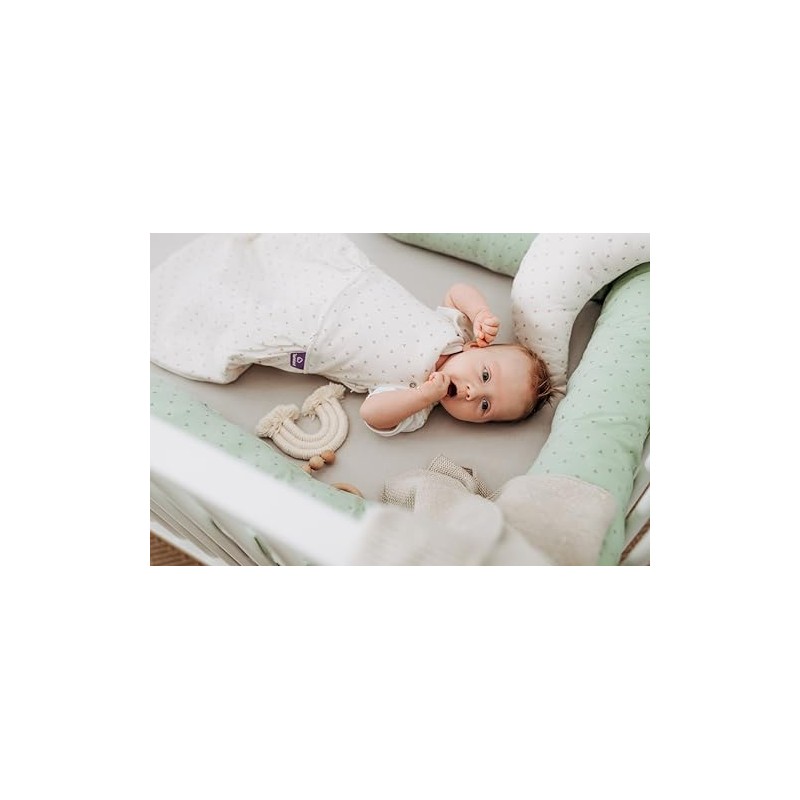 Träumeland Fitted Sheet Organic Cotton with Elastane White 40 x