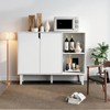 Panana Kitchen Buffet Cabinet Storage Sideboard with 2 Doors 2
