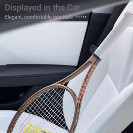 Tinsync Tennis Racket Grip Tape, Precut Soft Tennis Grip Tape, Anti Slip and Dry Feel Tennis Racquet Overgrip Wrap for Replacement (6 Pack - Black)