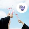 PHCLASY 2025 Graduation Charms Compatible for Bracelets Heart Graduation Cap