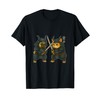 Cute Samurai Pug Cat Katana Armor Japanese T-Shirt